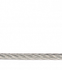 Трос стальной DIN 3055  4мм (белый цинк 25 м)