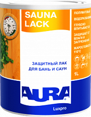AURA лак для бань и саун Sauna Lack 2,5л
